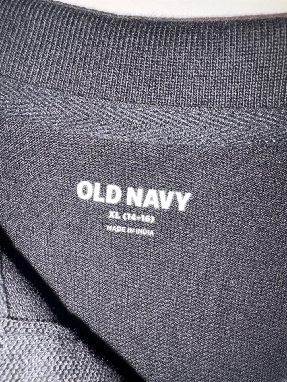 Old Navy Black Short-Sleeve Polo Shirt